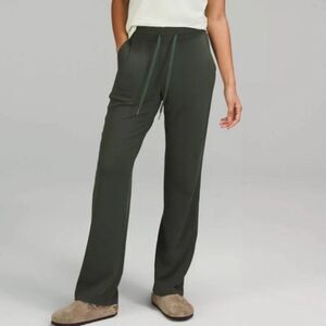 Lululemon Ready To Rulu Straight Leg High Rise Pant Smoked Spruce Green